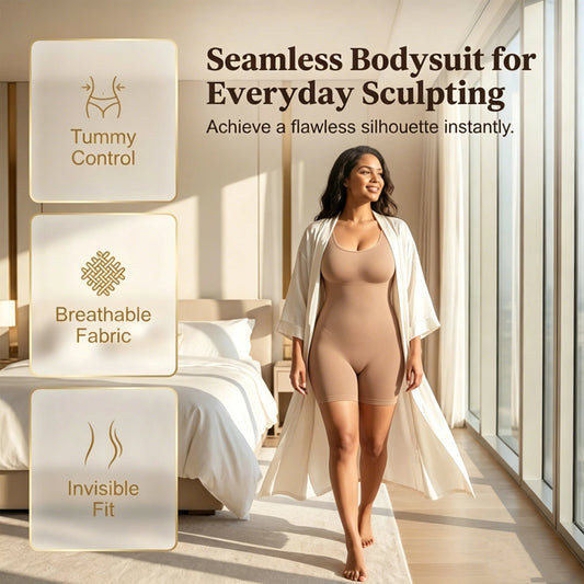 ✨Sculpt & Nourish Body-Shaper – Figurformande Bodysuit med Hudvårdsteknik