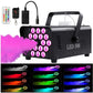 🔥Portable Fog Machine with LED Lights & Remote Control
