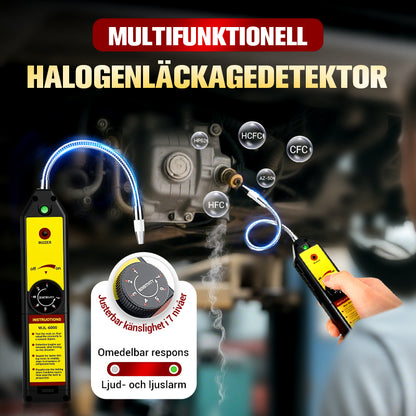 Multifunktionell halogenläckagedetektor för bil-AC