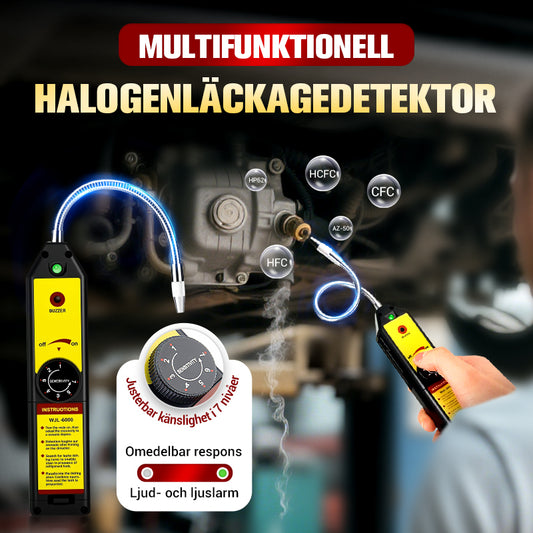 Multifunktionell halogenläckagedetektor för bil-AC