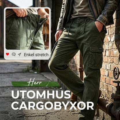 【👖50% RABATT NU+fri frakt!】 🛠️ Taktiska cargo-byxor i bomull – många fickor, förstärkta sömmar & justerbar midja 👖🪖