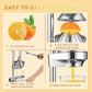 🍊🌀 Manuell Citruspress – 50% RABATT! Rostfritt stål, robust aluminiumpress – perfekt för apelsiner, citroner & granatäpplen. 🥤