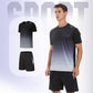 ☀️Men’s Loose-Fit Breathable Quick-Drying Athletic T-Shirt & Shorts Tracksuit🏃