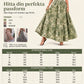 👗 50% RABATT NU! 🌸 Kvinnors V-ringad Blommönstrad Smockad Maxiklänning – Smockad Midja, Andningsbar & Mångsidig Längd ✨