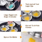 🥚 50 % RABATT NU! 🔥 Äggkokare i 304 Rostfritt Stål – Ångkoka 3 Ägg Samtidigt & Behåll Hela Ägget 🍳✨