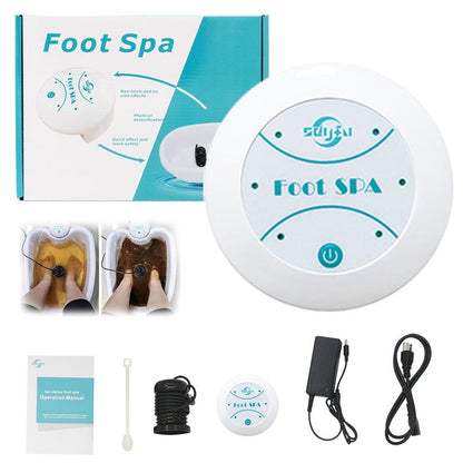 🦶💧 Jonisk fotbadsmaskin – 50% RABATT! Detox av salongskvalitet, ökar cirkulationen, stödjer cellenergi – portabelt hemmaspa. 🎁