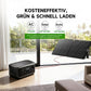 🔋Bärbar Powerstation, 256Wh LiFePO4-batteri, 300W (Max 600W) Solargenerator, <20 ms UPS, 100W USB-C utgång, 3000 laddningscykler – För camping, utomhusbruk, resor, nödlägen, spelare & festival
