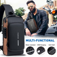 🔒 50% RABATT NU! 🎒 Sportaxelväska med USB-laddning – Stöldsäker & Dolda Fack – Perfekt för Pendling, Resa & Vardag ⚡
