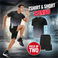 ☀️Men’s Loose-Fit Breathable Quick-Drying Athletic T-Shirt & Shorts Tracksuit🏃