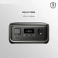 🔋Bärbar Powerstation, 256Wh LiFePO4-batteri, 300W (Max 600W) Solargenerator, <20 ms UPS, 100W USB-C utgång, 3000 laddningscykler – För camping, utomhusbruk, resor, nödlägen, spelare & festival