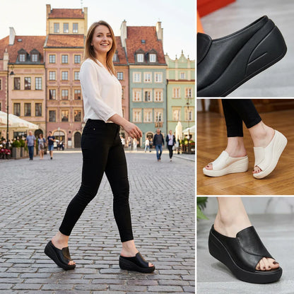 👡 Sandaler med sned häl – 5,5 cm bekväm klackhöjd | Elegant & sommarstil