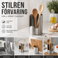 🔥50% RABATT NU! 🍳 Smart vertikal förvaring för köksredskap – Skapar ordning på köksbänken, rymmer olika köksverktyg och sparar köksutrymme 🏡✨