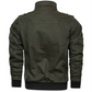 Herrmode Casual Militär Windbreaker Jacka Bomullsrock