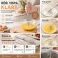🛒50% RABATT NU! 🌟Semiautomatisk visp i rostfritt stål – Enkel att använda för grädde, äggsmet och bakning 🧁✨