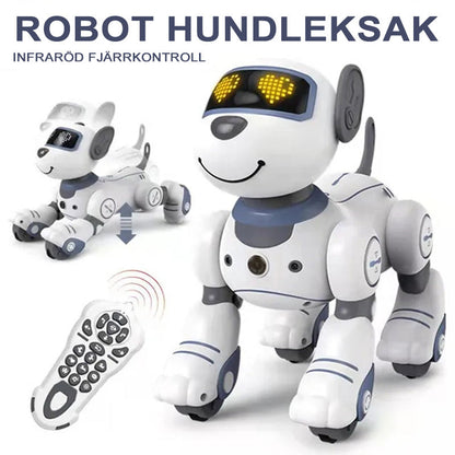 ✨🎶Ideal Present - Fjärrkontrollerad Robot Hundleksak För Barn