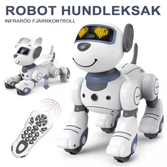 ✨🎶Ideal Present - Fjärrkontrollerad Robot Hundleksak För Barn
