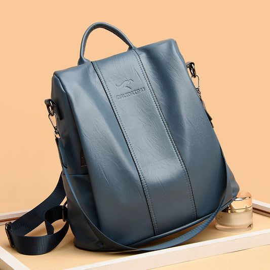 🎒 50% RABATT NU!✨ Dam Stor Kapacitet PU Läder Ryggsäck – Snygg, Praktisk & Användarvänlig – Daglig Essential 👜