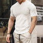 🎁Het rea 46% RABATT⏳ Herr V-halsad kortärmad Muscle Athletic Workout T-shirt