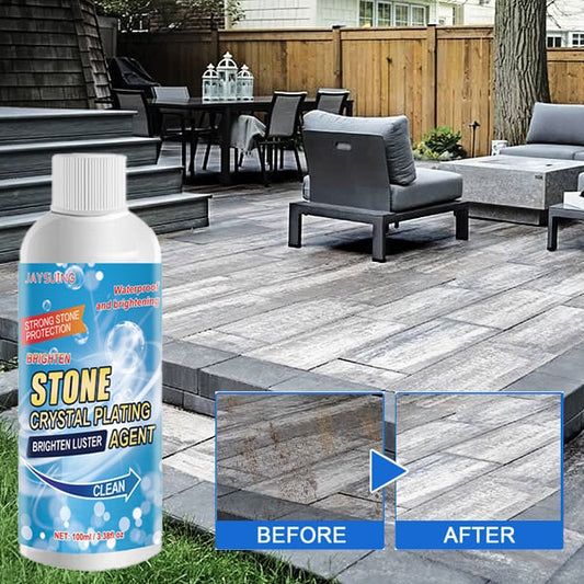 🧼 KÖP 2 FÅ 3! ✨💎 Stone Crystal Coating för Stenytor – Få Långvarigt Skydd och Spegelblank Glans! 💎