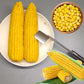 🔥KÖP 1 FÅ 1🔥Rostfritt stål lätt att rengöra majs skärare med långa handtag🌽