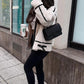 Women's Colorblock Fur Jacket Top