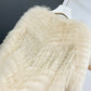 🔥【Senaste stilen från Paris modevecka】Dam knapp pärla frans fluffig kort coat
