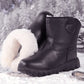 ✨Få 50% rabatt💖Plush Lining Warm Leather Snow Boots