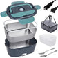 🍱 50% RABATT! ⚡ Bärbar Värme- & Kylbox 2-i-1 – 7 Delar, Dual Voltage & Perfekt för Lunch på Jobbet/Resor ✨