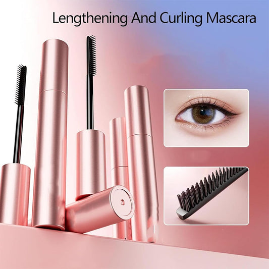 🎁Köp 1 få 2 gratis⏳[Vattenfast och kladdfri] Förlängande och lockande mascara med lång hållbarhet
