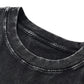 💎 50 % RABATT! 💎Unisex/lös retro enfärgad kortärmad topp