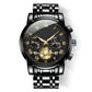 Luxury Design Dodecagon Quartz Titta på nya multifunktionella mäns armbandsur