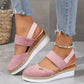🌟【Ortopediska Sandaler med Sluttande Klack】Storlek 36-43 | Maximal Komfort & Stöd 👡