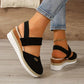 🌟【Ortopediska Sandaler med Sluttande Klack】Storlek 36-43 | Maximal Komfort & Stöd 👡