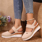 🌟【Ortopediska Sandaler med Sluttande Klack】Storlek 36-43 | Maximal Komfort & Stöd 👡
