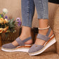 🌟【Ortopediska Sandaler med Sluttande Klack】Storlek 36-43 | Maximal Komfort & Stöd 👡