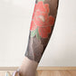 Unisex High Waist Flower Tattoo Stockings