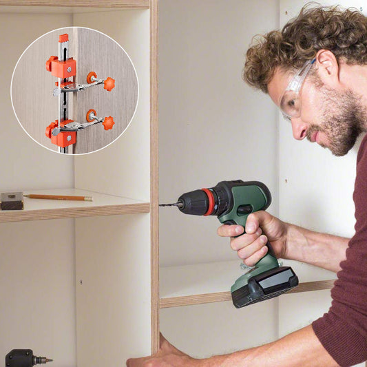 Jigg kit för installation av lådskenor
