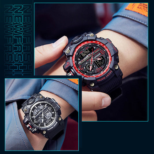 💦100m vattentäthet⌚Men's Fashion Multifunctional Waterproof Luminous Watch