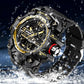 💦100m vattentäthet⌚Men's Fashion Multifunctional Waterproof Luminous Watch
