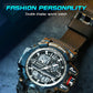 💦100m vattentäthet⌚Men's Fashion Multifunctional Waterproof Luminous Watch
