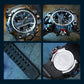 💦100m vattentäthet⌚Men's Fashion Multifunctional Waterproof Luminous Watch