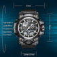 💦100m vattentäthet⌚Men's Fashion Multifunctional Waterproof Luminous Watch
