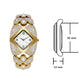 Kvinnors retro kvarts klocka med gnistrande strass