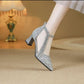 Women's Sexy Mesh Pointed Toe High Heels
