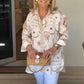 Women’s Long Sleeve Oversized Button Down Shirt