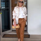 Women’s Long Sleeve Oversized Button Down Shirt