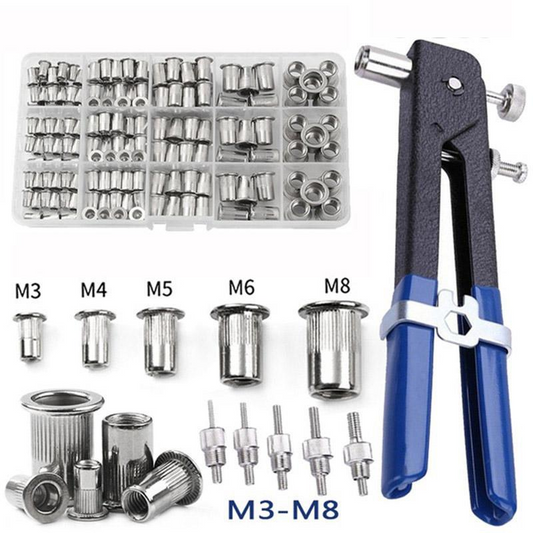 Heavy-Duty Manual Rivet Nut Tool Set
