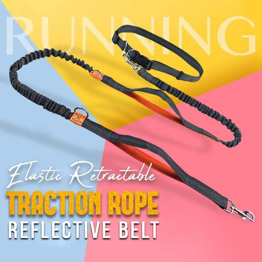 🐕‍🦺🐕‍🦺🐕‍🦺50% rabatt under en begränsad tid  🐕‍🦺  Elastiskt Hopfällbart Reflexband Draglina