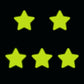 Car Star Reflective Stickers