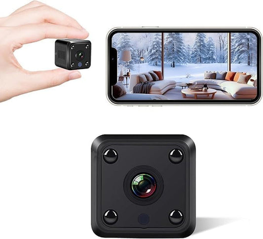 1080p HD Surveillance Camera with Magnetic Mounting Base, Night Vision & Motion Detection